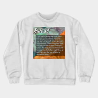 40 RULES OF LOVE - 18 Crewneck Sweatshirt